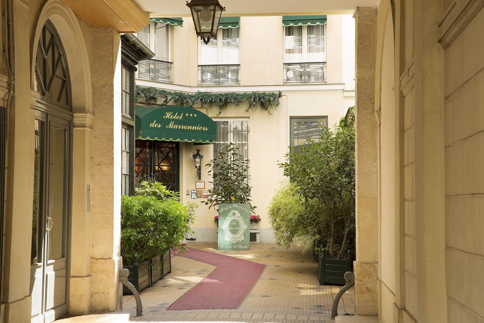 Hotel Des Marronniers Paříž Exteriér fotografie